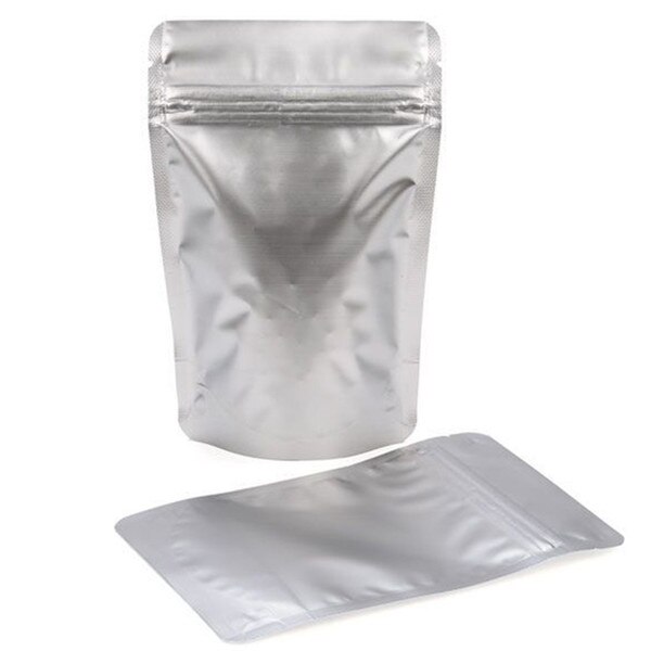 4 x 6 Stand Up Pouch - Metallic Sil